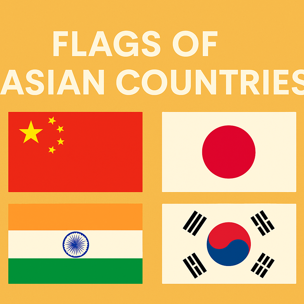 Flags of Asian countries
